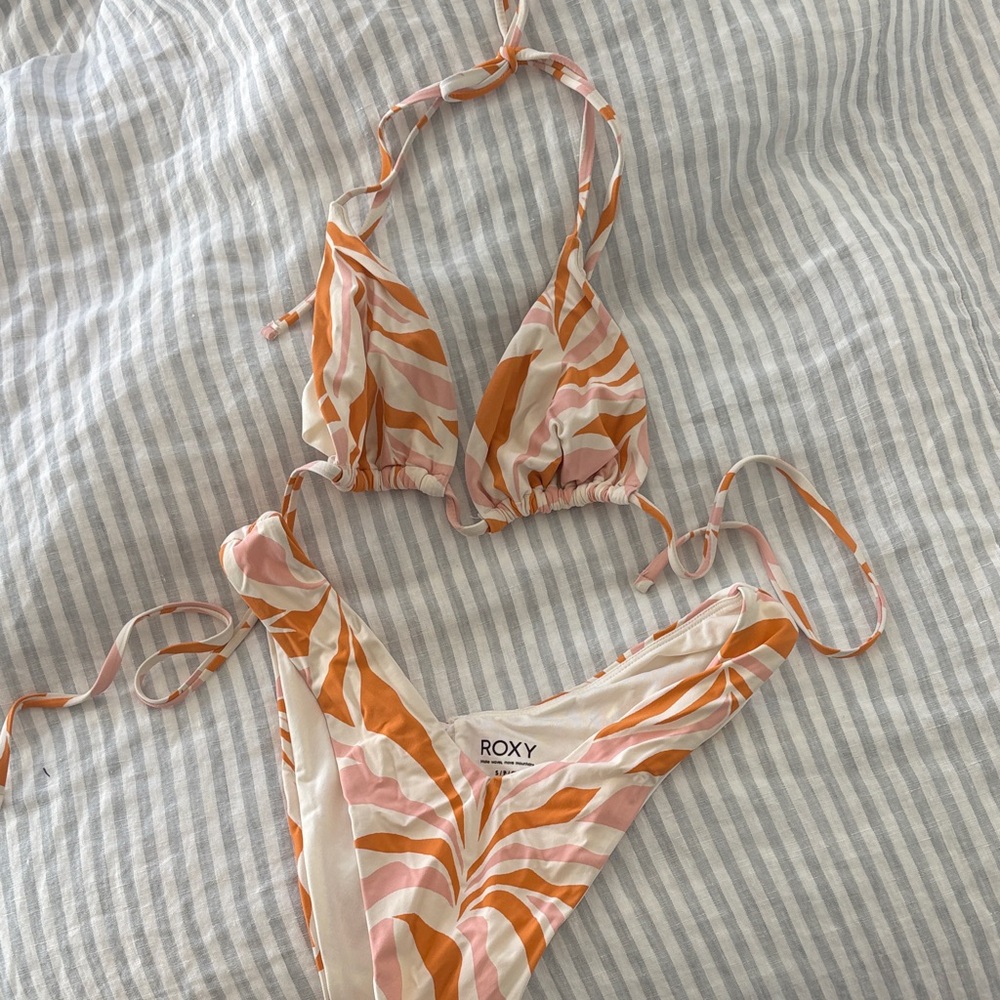 Roxy Pink and Orange Bikini